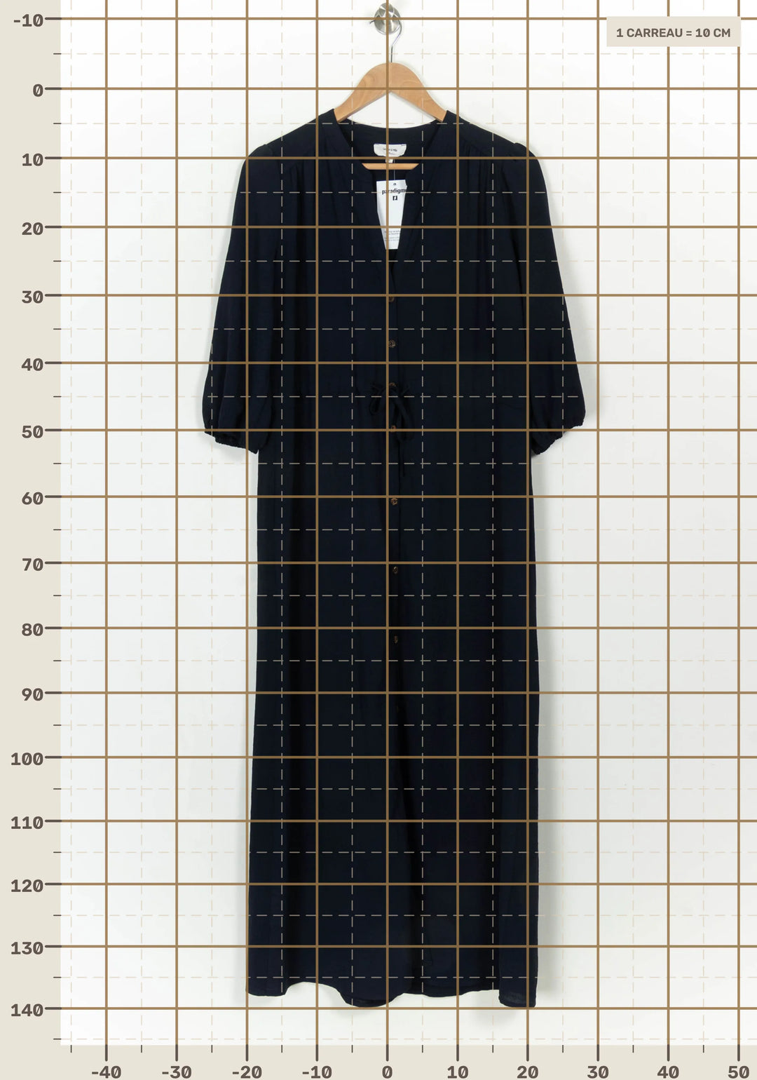 Robe Longue Bleue - Taille S/36 de la marque Grace &amp; Mila | PARAD116725 - Vendu par Paradigme - Image 4
