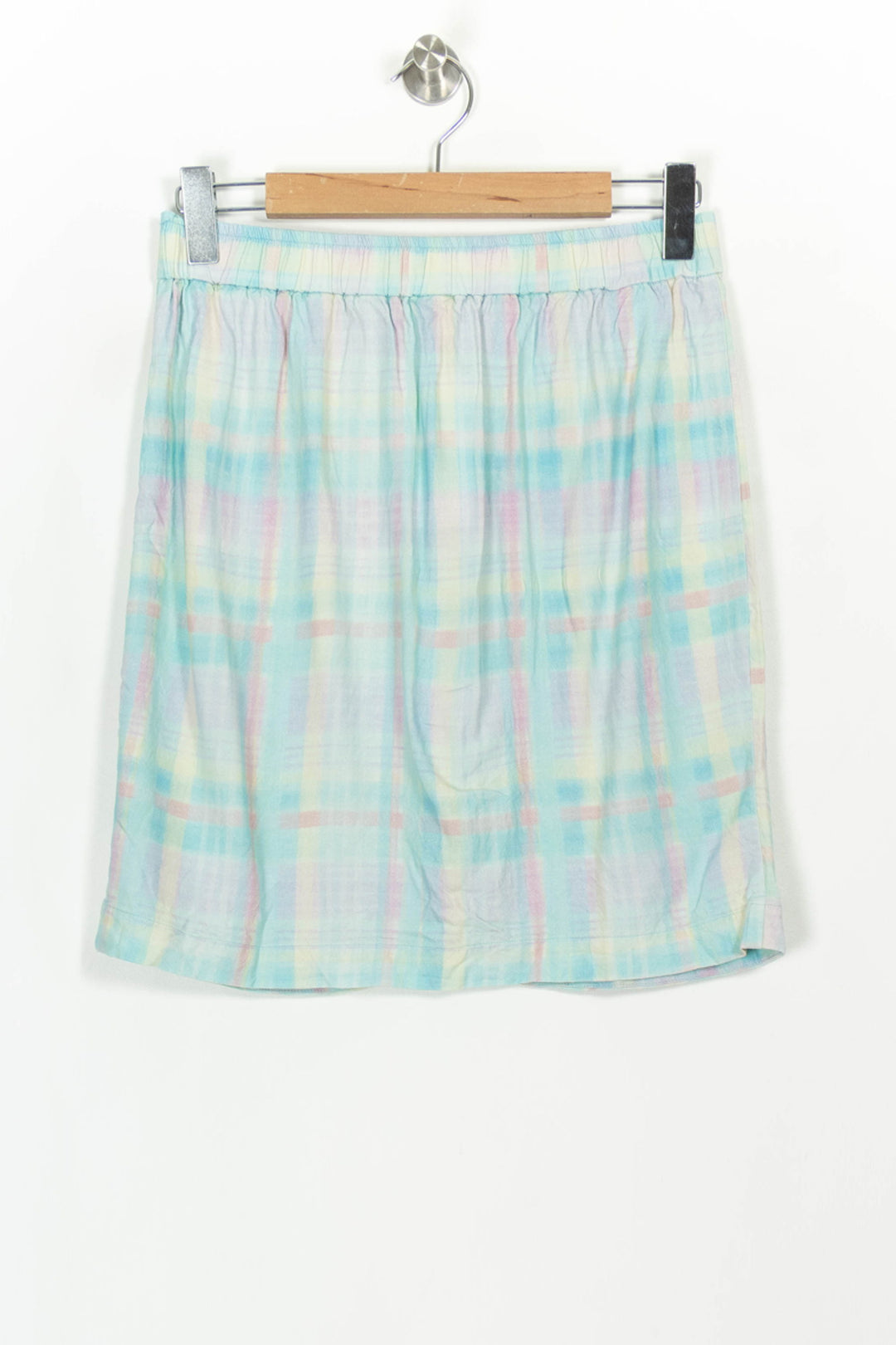Jupe Boutonnée Bleue et Jaune - Taille L/40 de la marque Des petits hauts | PARAD116729 - Vendu par Paradigme - Image 5