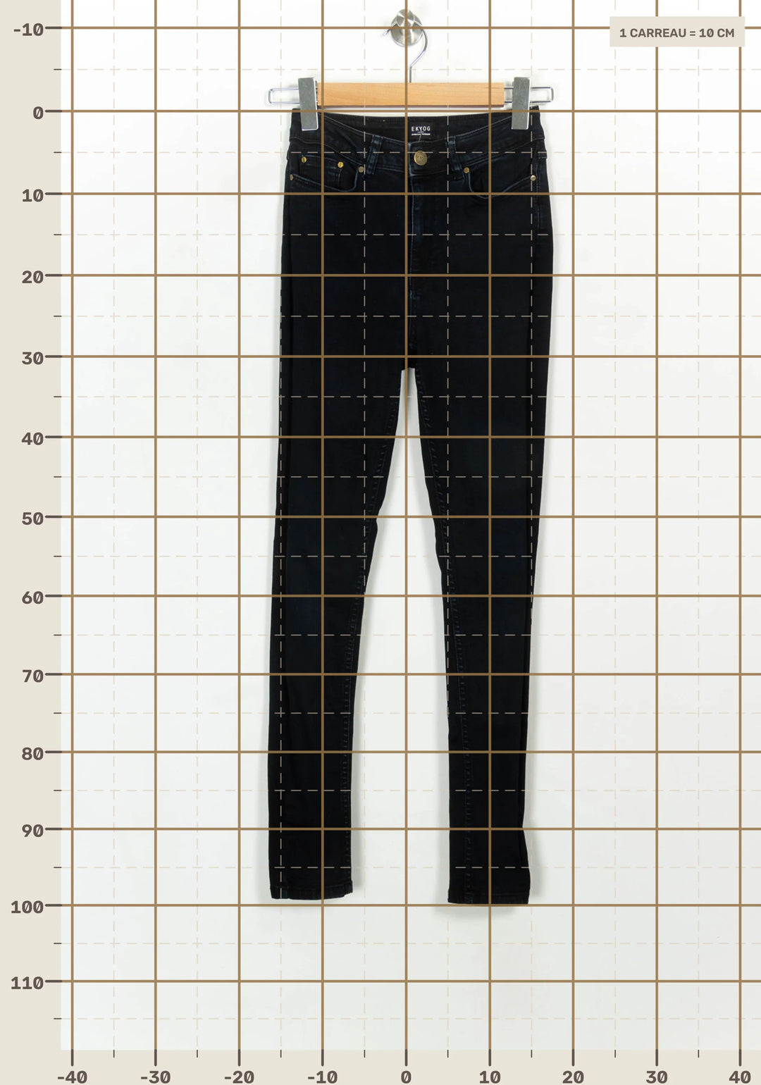 Jean Skinny Bleu - Taille XS/34 de la marque Ekyog | PARAD116734 - Vendu par Paradigme - Image 4