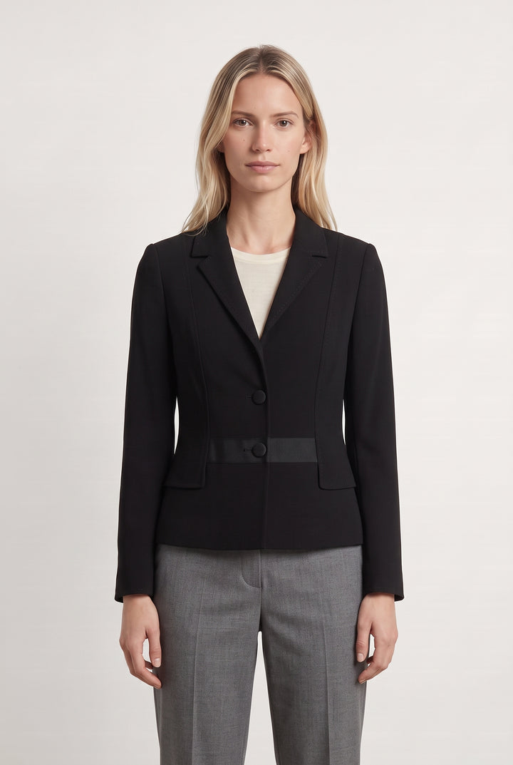 Veste Noire - Taille S/36 de la marque Caroll | PARAD116742 - Vendu par Paradigme - Image 1
