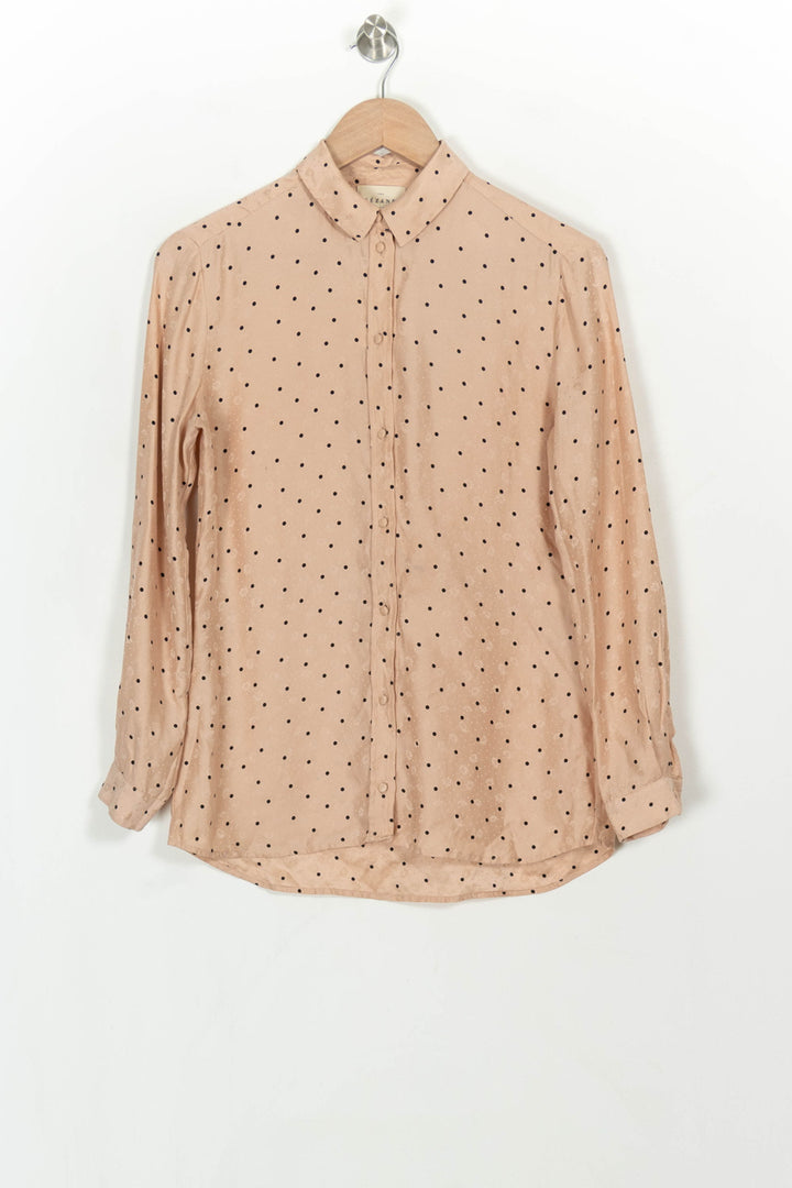 Chemise Rose et Noire - Taille XS/34 de la marque Sézane | PARAD116744 - Vendu par Paradigme - Image 2