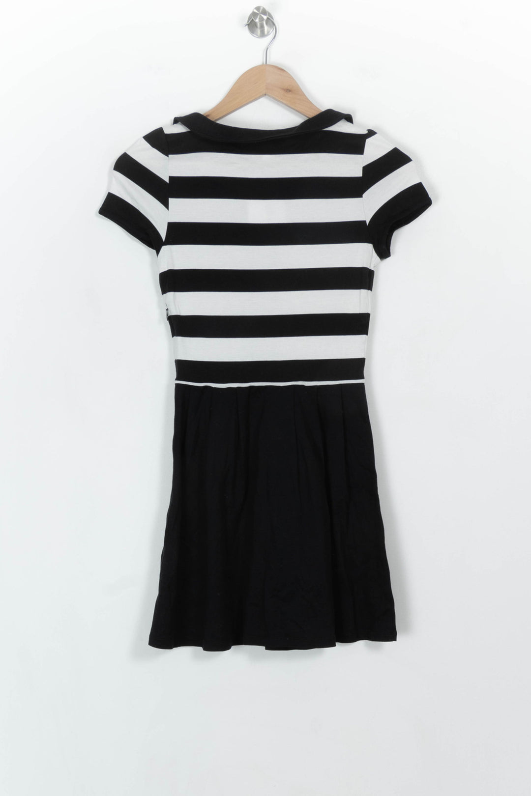 Robe Patineuse Noire et Blanche - Taille S/36 de la marque Agnès b. | PARAD116747 - Vendu par Paradigme - Image 5