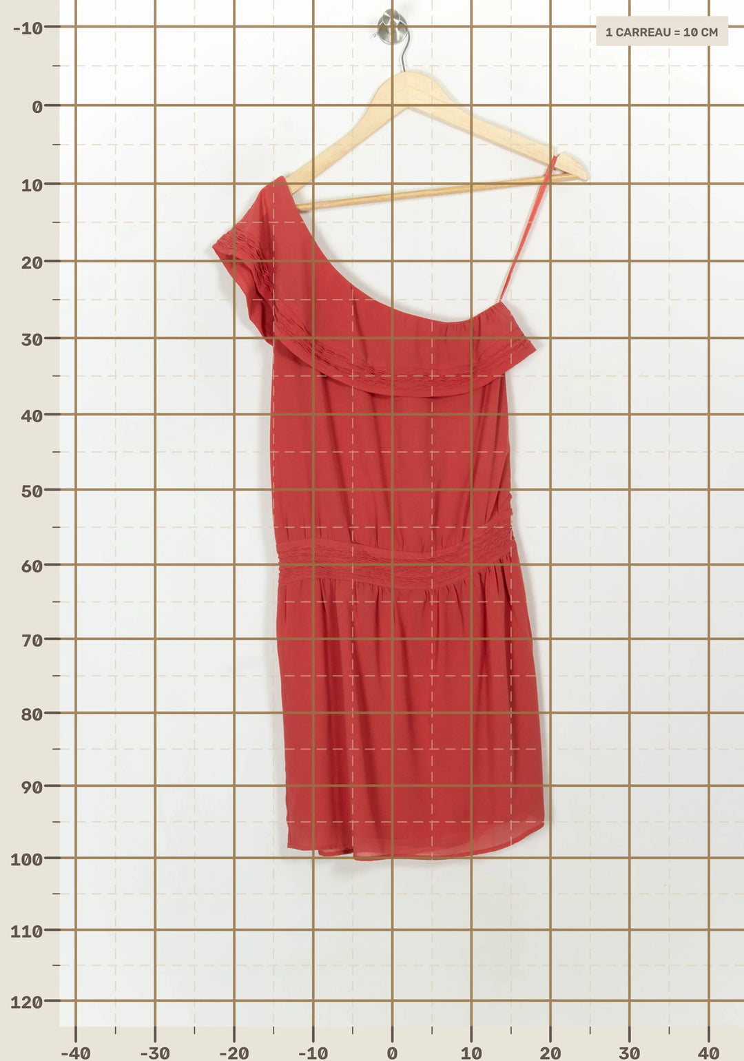 Robe Asymétrique Rose - Taille S/36 de la marque Comptoir des Cotonniers | PARAD116750 - Vendu par Paradigme - Image 4