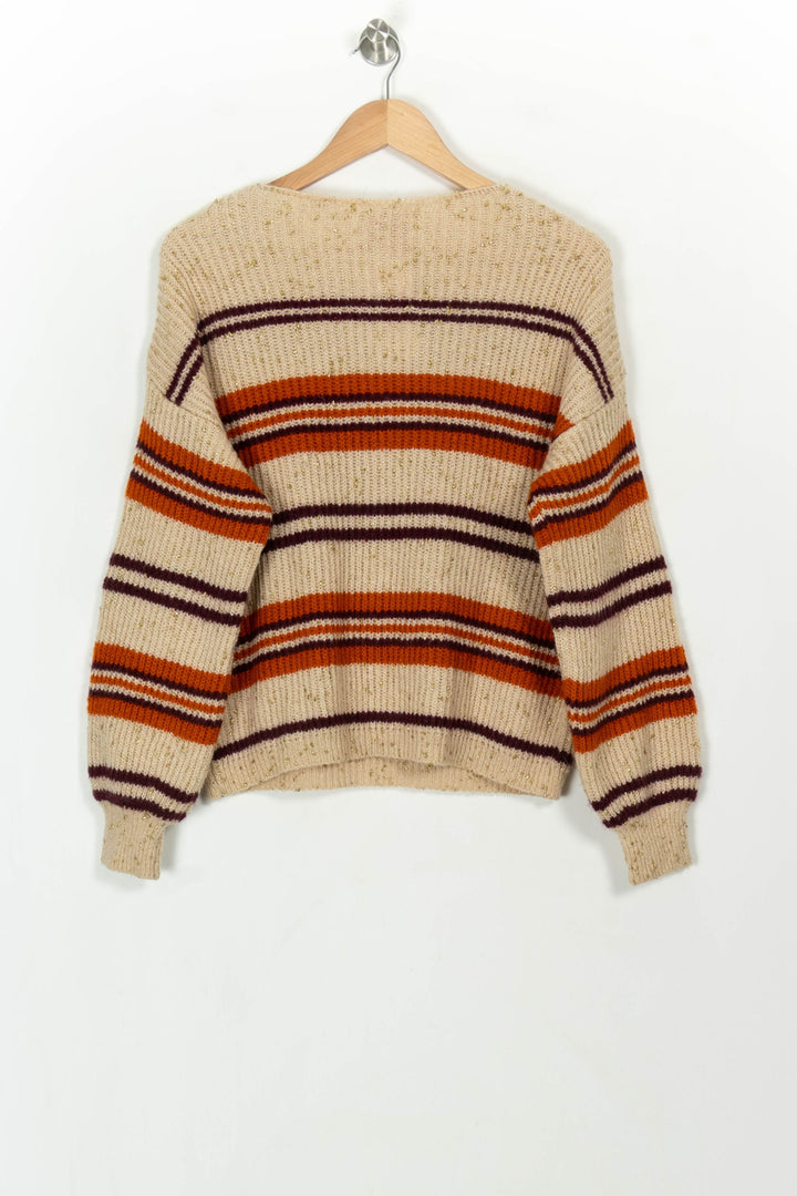 Pull Beige et Orange - Taille S/36 de la marque Imprevu | PARAD116751 - Vendu par Paradigme - Image 5