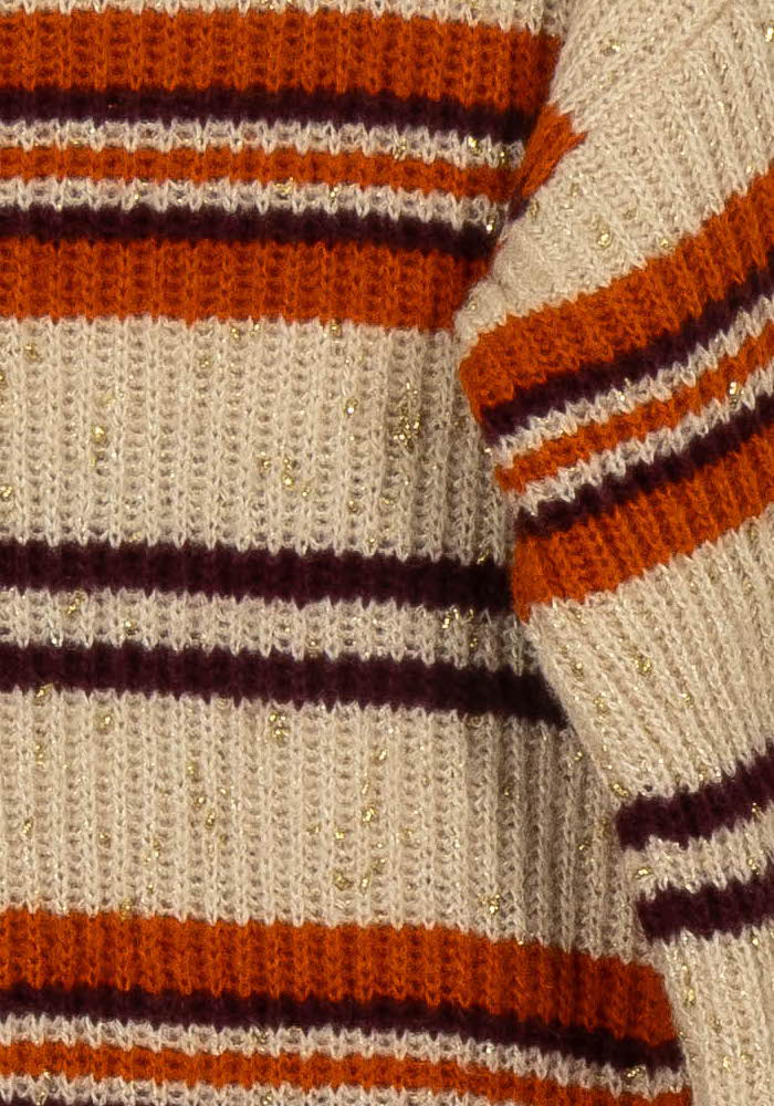 Pull Beige et Orange - Taille S/36 de la marque Imprevu | PARAD116751 - Vendu par Paradigme - Image 3