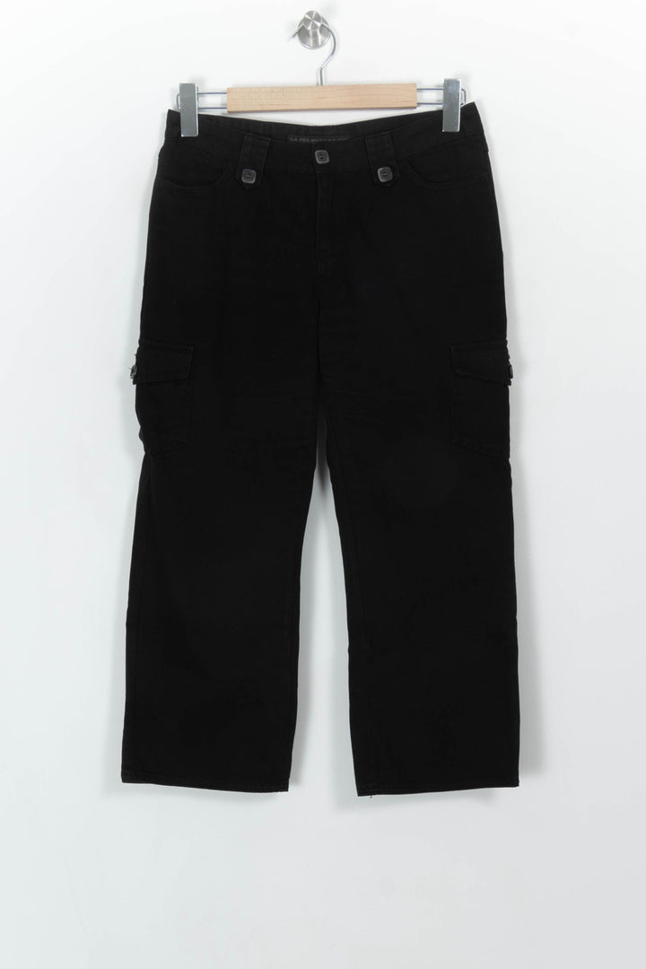 Pantalon Cargo Noir - Taille M/38 de la marque La Fée Maraboutée | PARAD116755 - Vendu par Paradigme - Image 2