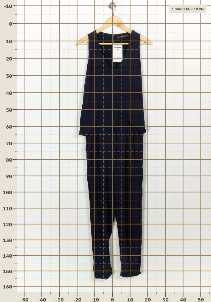 Combinaison Bleue - Taille M/38 de la marque Comptoir des Cotonniers | PARAD116756 - Vendu par Paradigme - Image 4