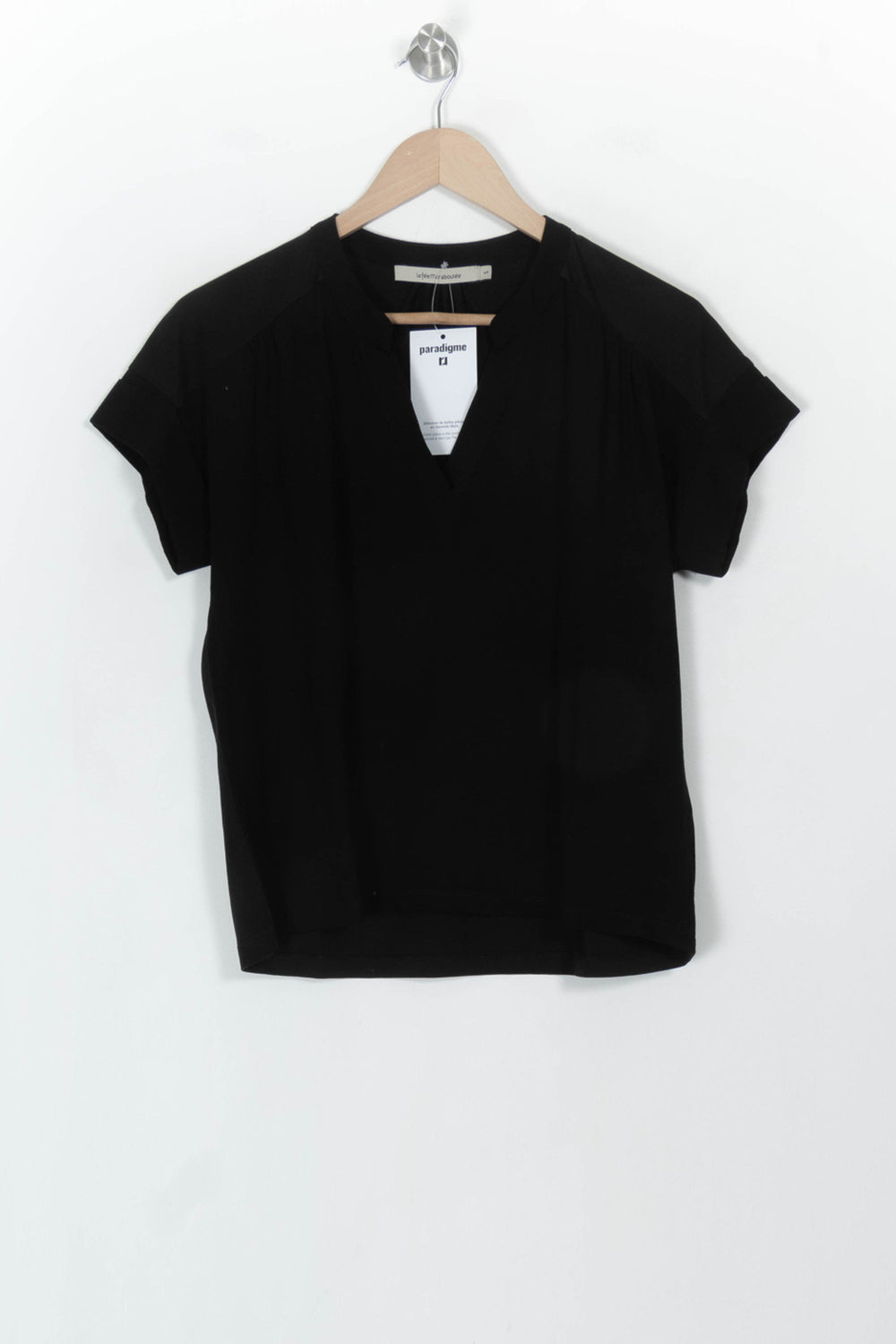 Blouse Noire - Taille S/36 de la marque La Fée Maraboutée | PARAD116758 - Vendu par Paradigme - Image 2
