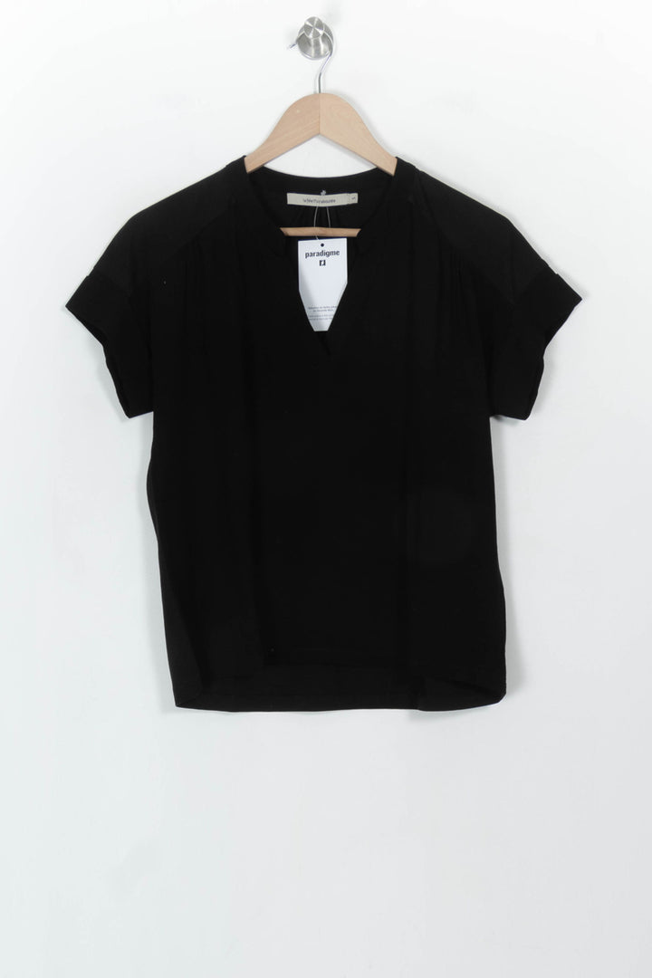 Blouse Noire - Taille S/36 de la marque La Fée Maraboutée | PARAD116758 - Vendu par Paradigme - Image 2