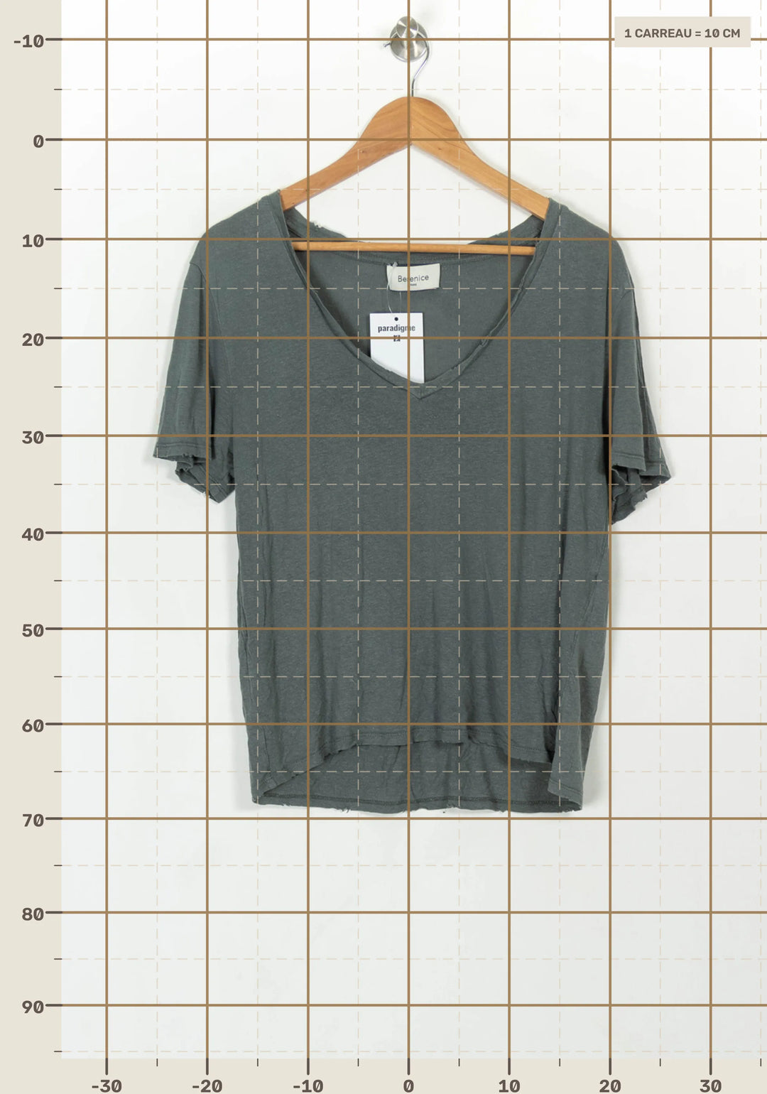 Tee-shirt Vert - Taille M/38 de la marque Bérénice | PARAD116766 - Vendu par Paradigme - Image 4