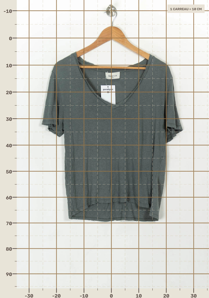 Tee-shirt Vert - Taille M/38 de la marque Bérénice | PARAD116766 - Vendu par Paradigme - Image 4