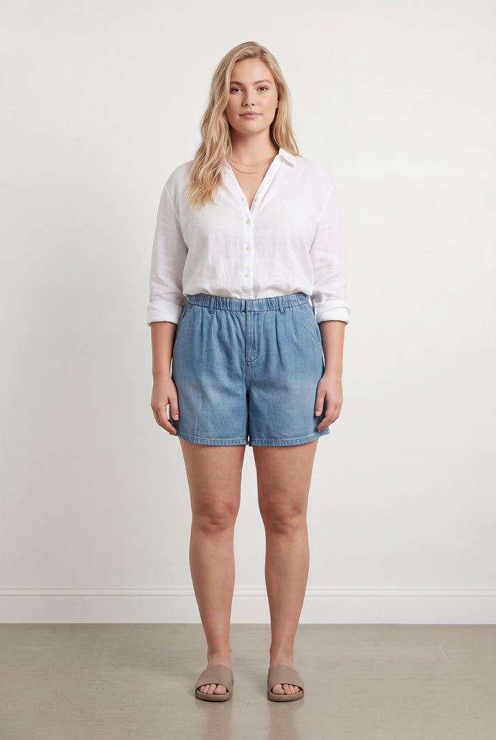 Short en Jean Bleu - Taille XXL/44 de la marque Maison 123 | PARAD116768 - Vendu par Paradigme - Image 1