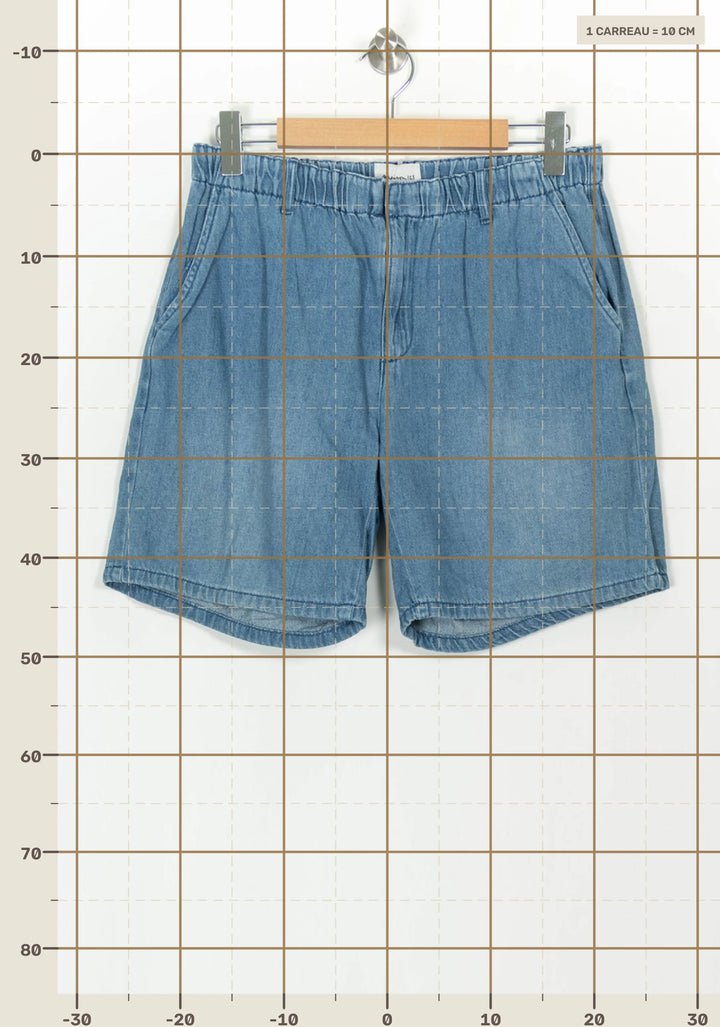 Short en Jean Bleu - Taille XXL/44 de la marque Maison 123 | PARAD116768 - Vendu par Paradigme - Image 4