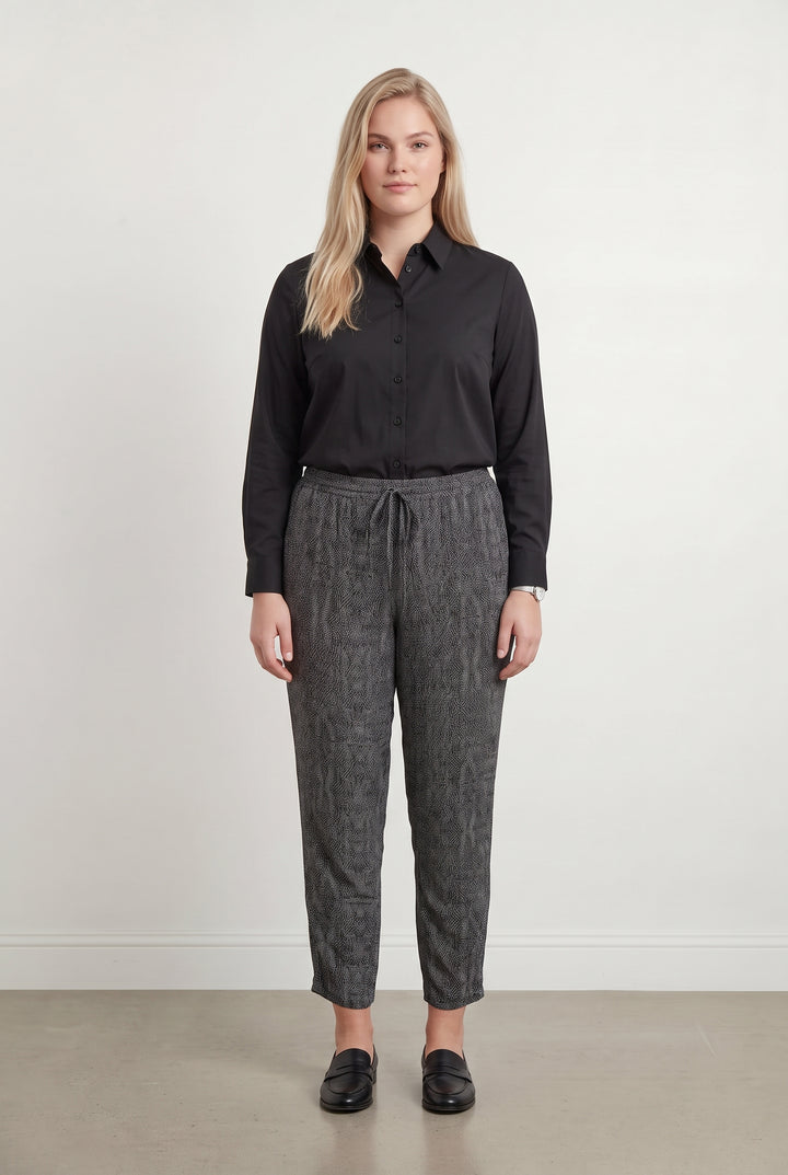 Pantalon Noir et Blanc - Taille XL/42 de la marque IKKS | PARAD116769 - Vendu par Paradigme - Image 1
