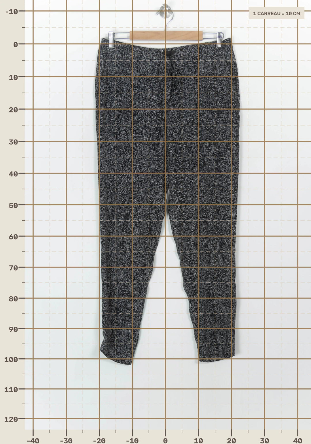 Pantalon Noir et Blanc - Taille XL/42 de la marque IKKS | PARAD116769 - Vendu par Paradigme - Image 4