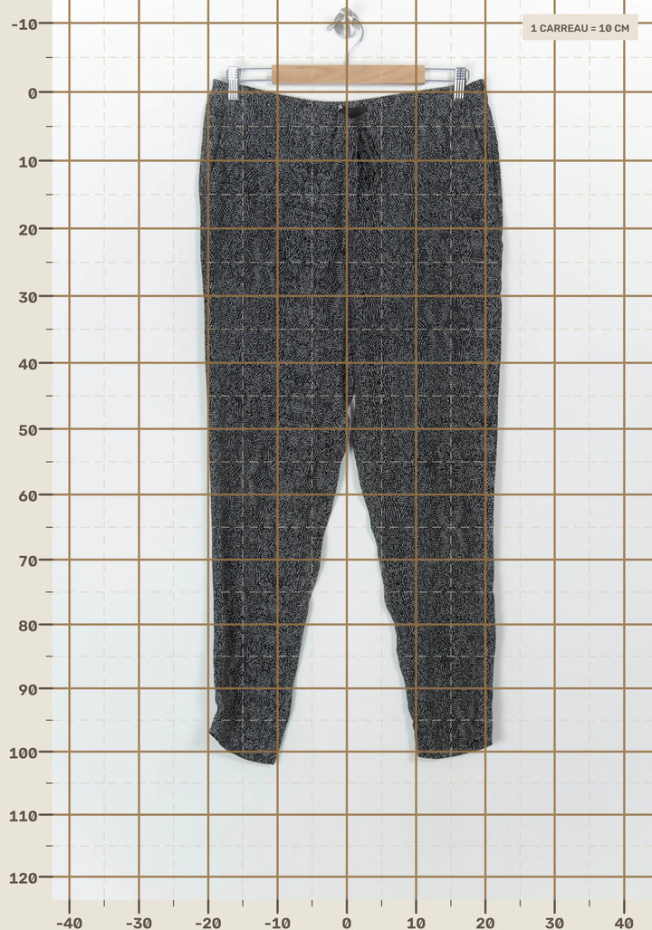 Pantalon Noir et Blanc - Taille XL/42 de la marque IKKS | PARAD116769 - Vendu par Paradigme - Image 4