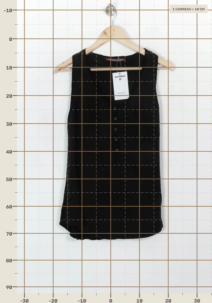 Débardeur Noir - Taille L/40 de la marque Comptoir des Cotonniers | PARAD116771 - Vendu par Paradigme - Image 4