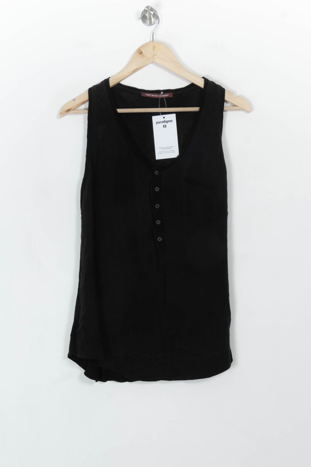 Débardeur Noir - Taille L/40 de la marque Comptoir des Cotonniers | PARAD116771 - Vendu par Paradigme - Image 2