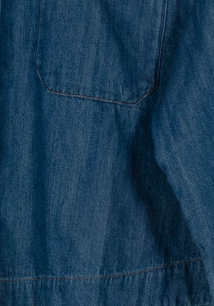 Veste en Jean Bleue - Taille M/38 de la marque Sézane | PARAD116773 - Vendu par Paradigme - Image 3