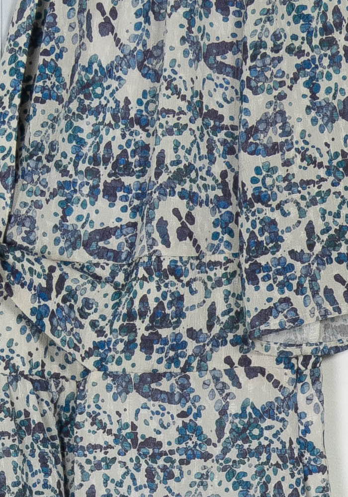 Robe Longue Bleue et Blanche - Taille M/38 de la marque Maison 123 | PARAD116774 - Vendu par Paradigme - Image 3