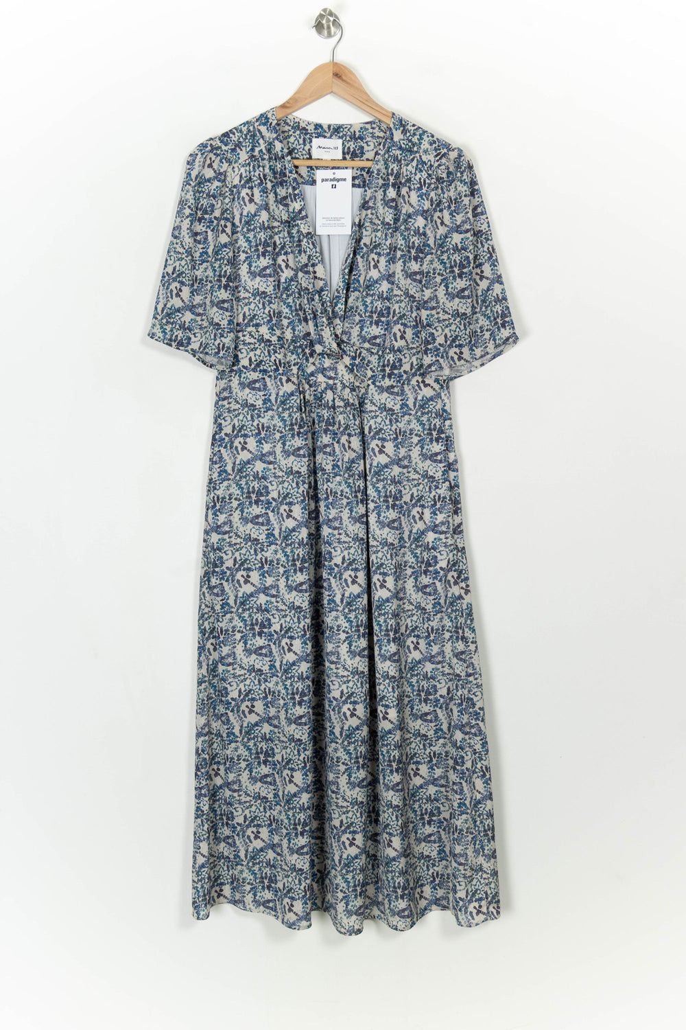 Robe Longue Bleue et Blanche - Taille M/38 de la marque Maison 123 | PARAD116774 - Vendu par Paradigme - Image 2