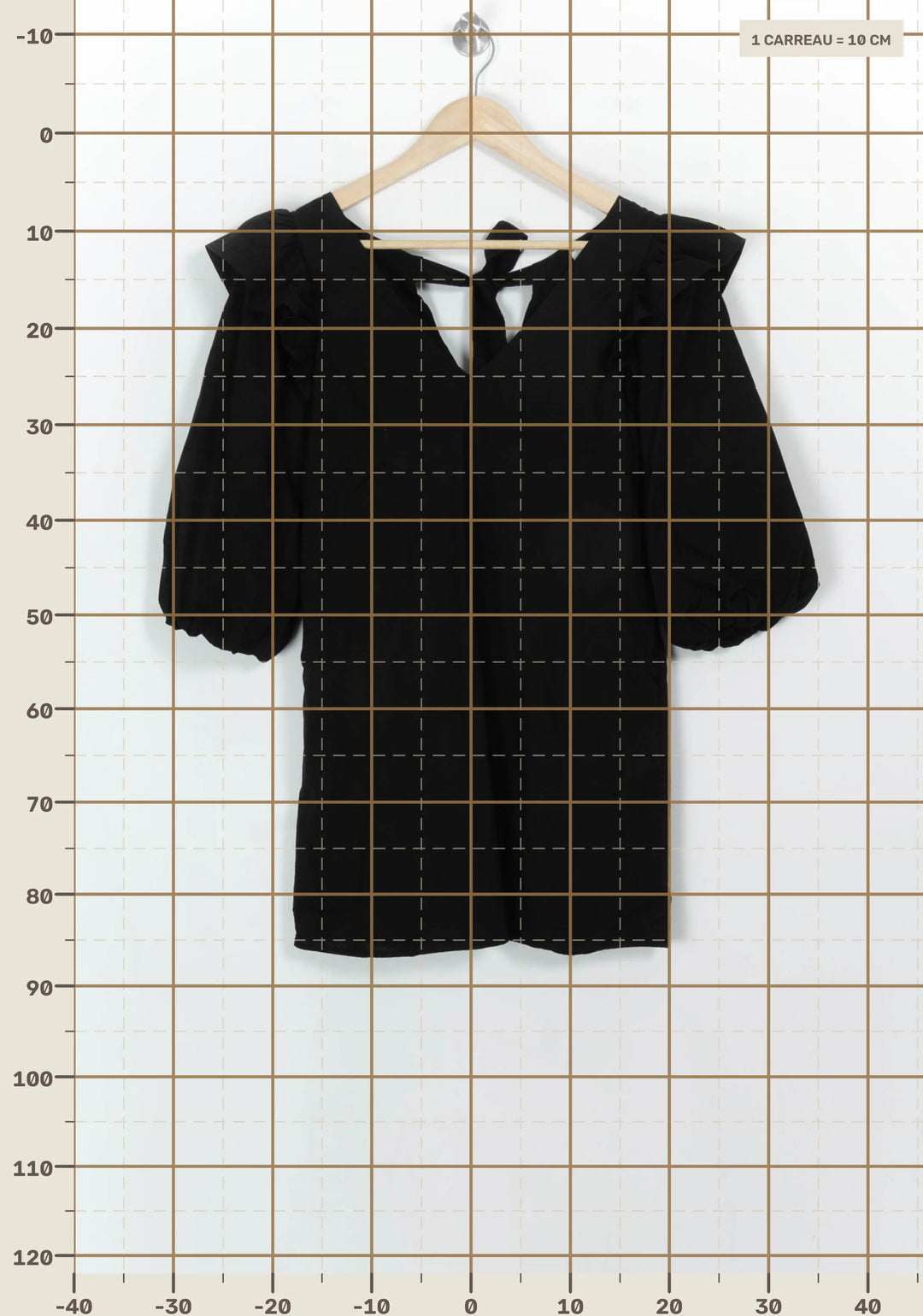 Robe Noire - Taille S/36 de la marque Maison Stella &amp; Suzie | PARAD116776 - Vendu par Paradigme - Image 4