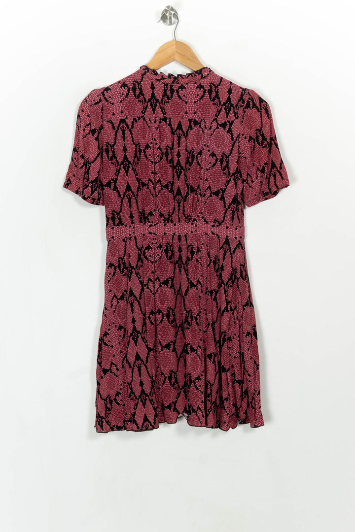 Robe Courte Rose et Noire - Taille S/36 de la marque ba&amp;sh | PARAD116777 - Vendu par Paradigme - Image 5