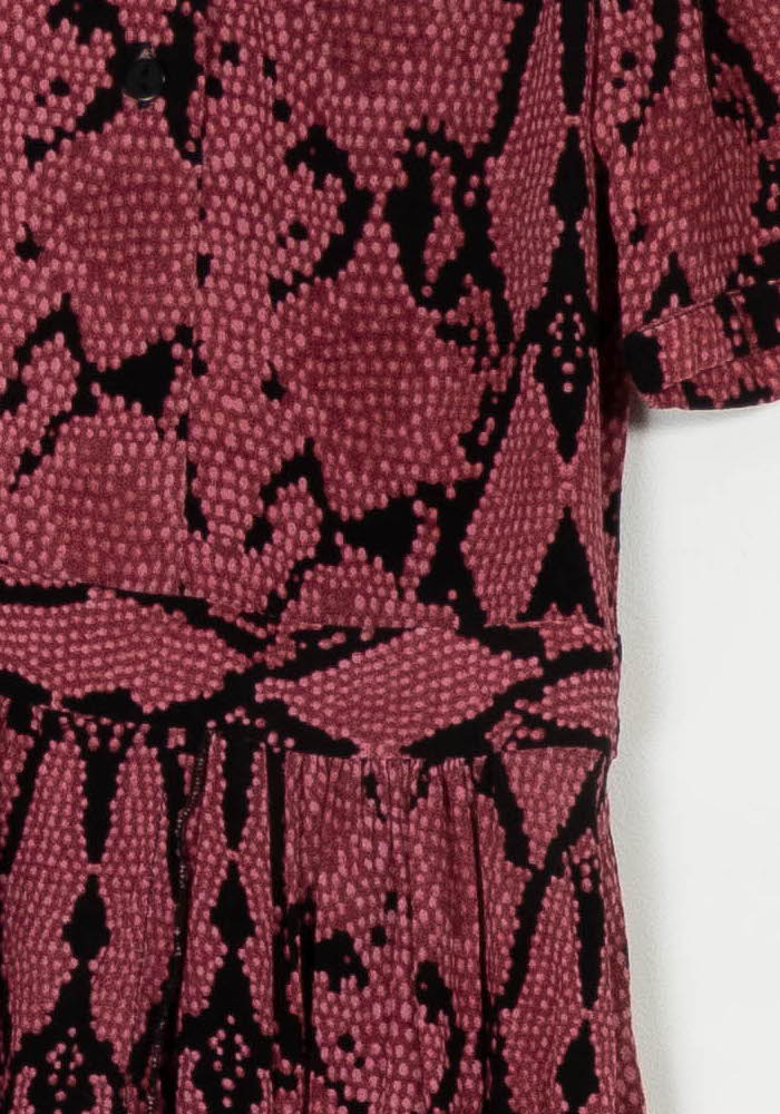 Robe Courte Rose et Noire - Taille S/36 de la marque ba&amp;sh | PARAD116777 - Vendu par Paradigme - Image 3