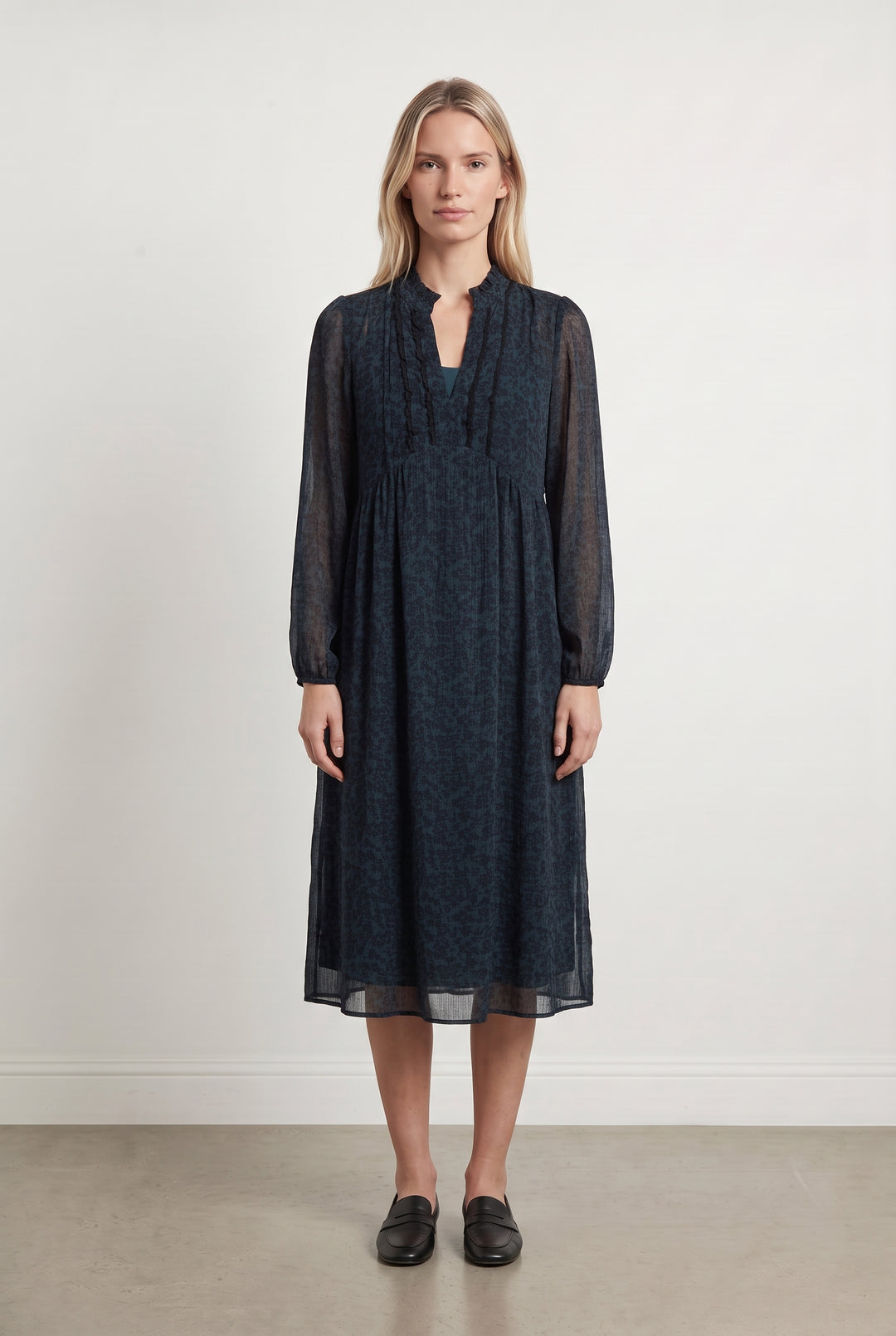 Robe Midi Bleue - Taille XS/34 de la marque Maison 123 | PARAD116781 - Vendu par Paradigme - Image 1