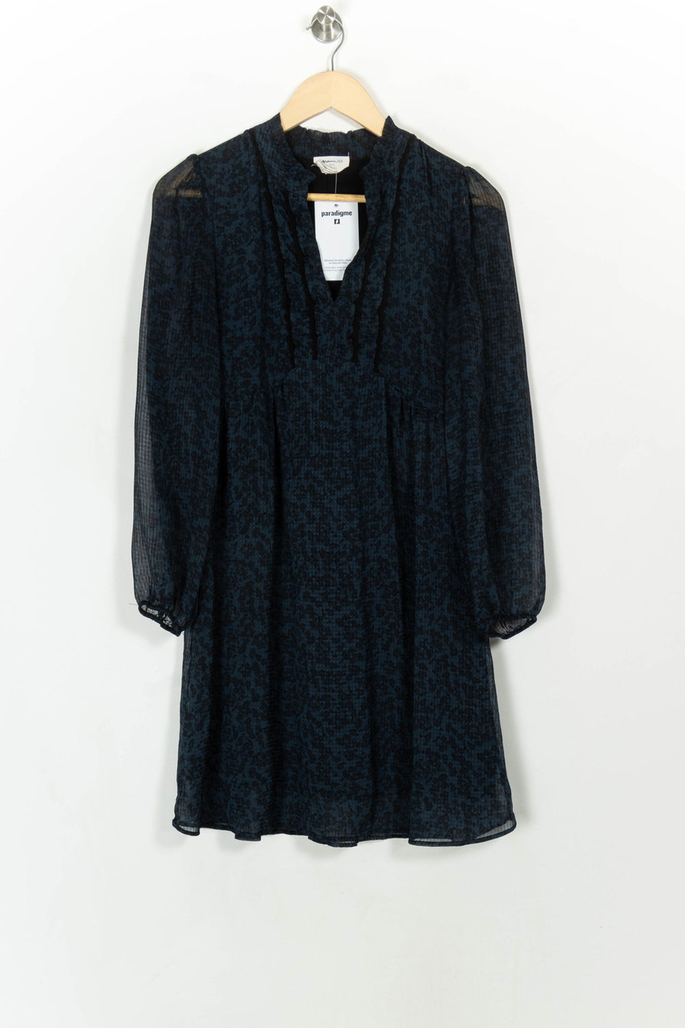 Robe Midi Bleue - Taille XS/34 de la marque Maison 123 | PARAD116781 - Vendu par Paradigme - Image 2