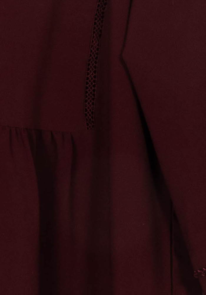 Robe Midi Bordeaux - Taille S/36 de la marque Grace &amp; Mila | PARAD116785 - Vendu par Paradigme - Image 3