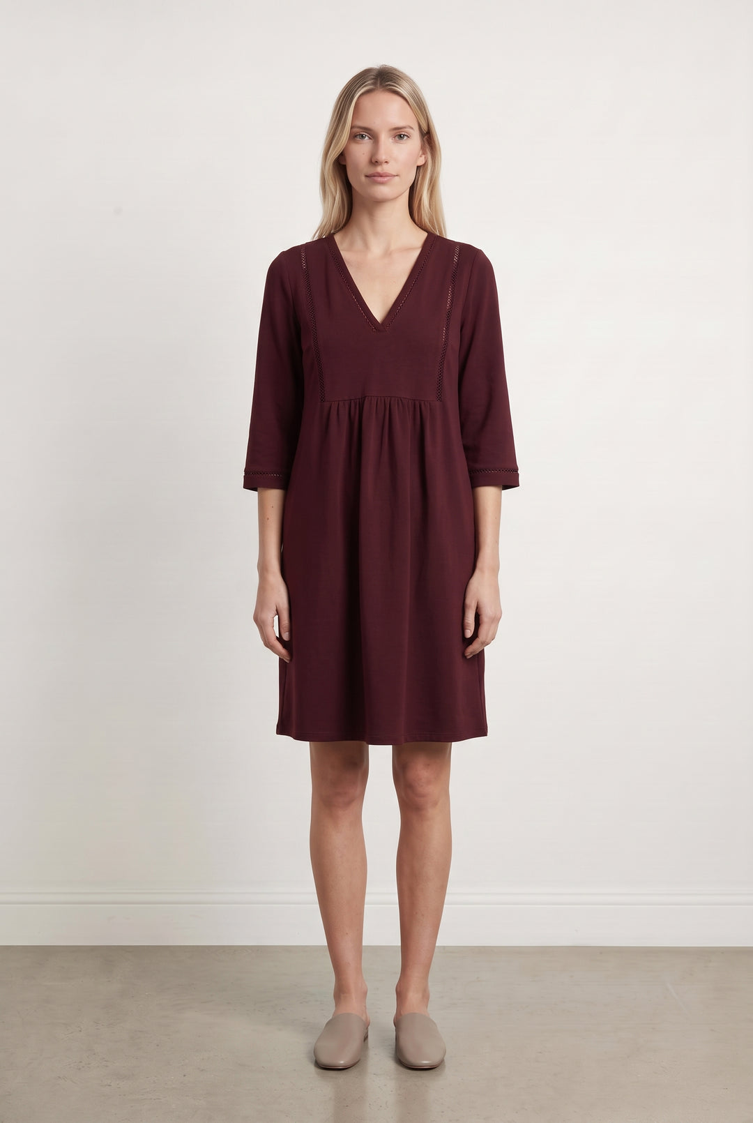 Robe Midi Bordeaux - Taille S/36 de la marque Grace & Mila | PARAD116785 - Vendu par Paradigme - Image 1