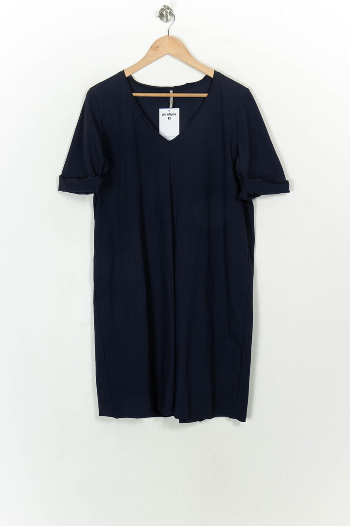 Robe Courte Bleue - Taille XL/42 de la marque Indies | PARAD116787 - Vendu par Paradigme - Image 2