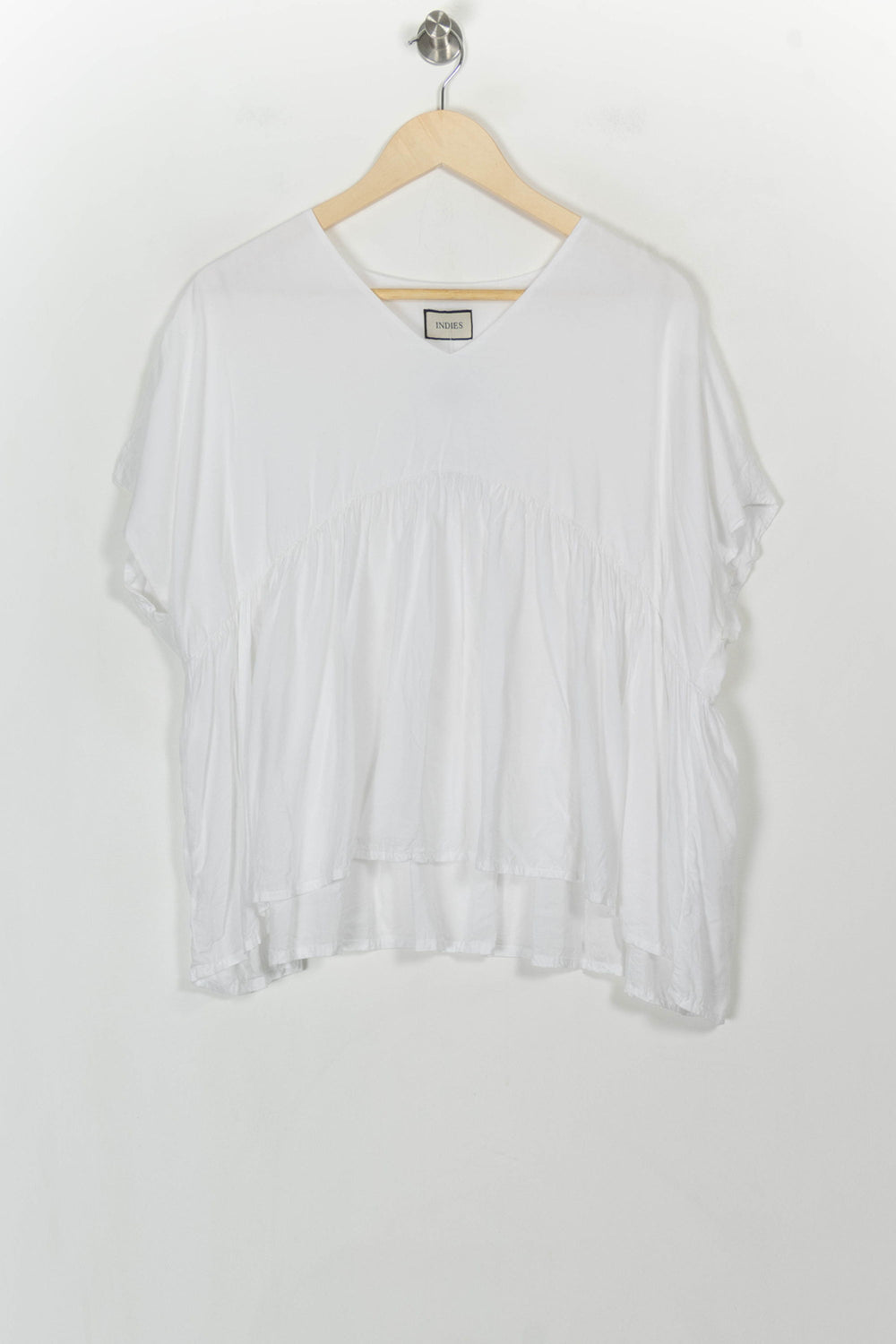 Blouse Blanche - Taille S/36 de la marque Indies | PARAD116788 - Vendu par Paradigme - Image 2