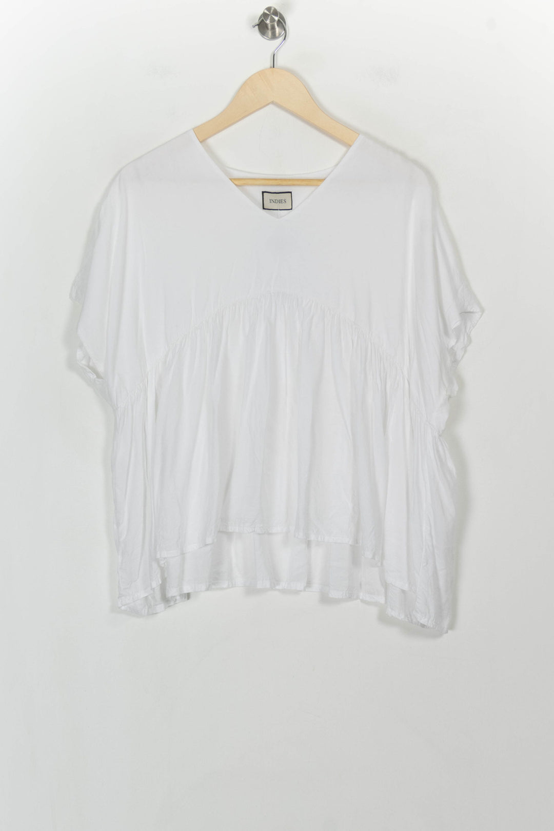 Blouse Blanche - Taille S/36 de la marque Indies | PARAD116788 - Vendu par Paradigme - Image 2