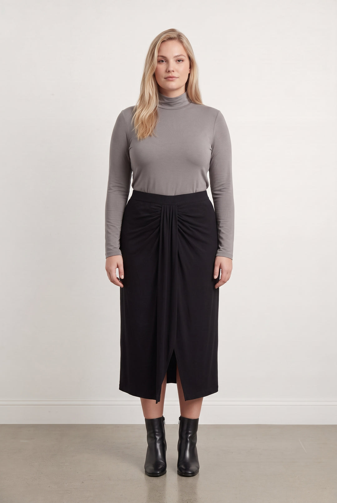 Jupe Longue Noire - Taille XL/42 de la marque Indies | PARAD116790 - Vendu par Paradigme - Image 1