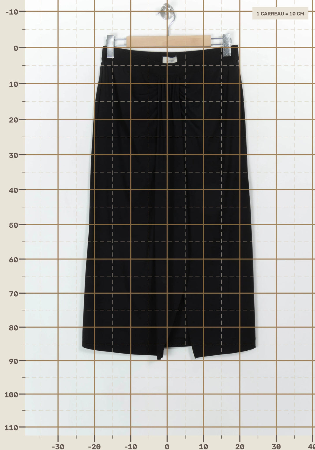 Jupe Longue Noire - Taille XL/42 de la marque Indies | PARAD116790 - Vendu par Paradigme - Image 4
