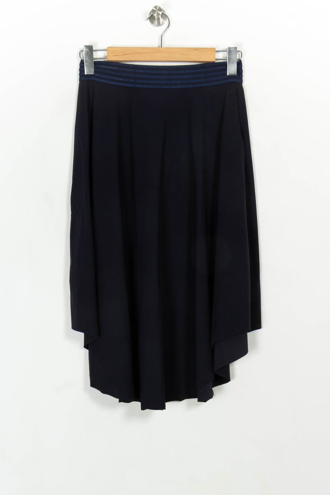 Jupe Midi Bleue - Taille S/36 de la marque Indies | PARAD116792 - Vendu par Paradigme - Image 2