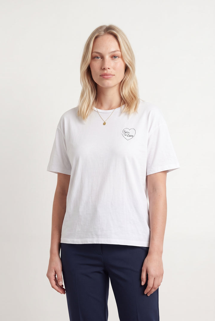 Tee-shirt Blanc - Taille L/40 de la marque Grace &amp; Mila | PARAD116793 - Vendu par Paradigme - Image 1
