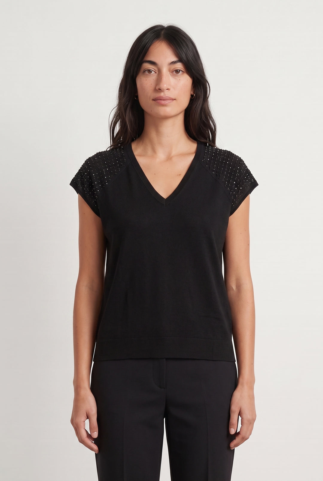 Top Noir - Taille S/36 de la marque IKKS | PARAD116794 - Vendu par Paradigme - Image 1