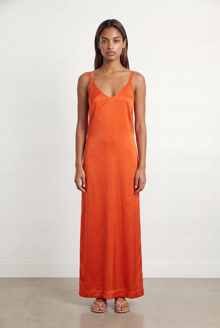 Robe Longue Orange - Taille XS/34 de la marque Karma Koma | PARAD116797 - Vendu par Paradigme - Image 1