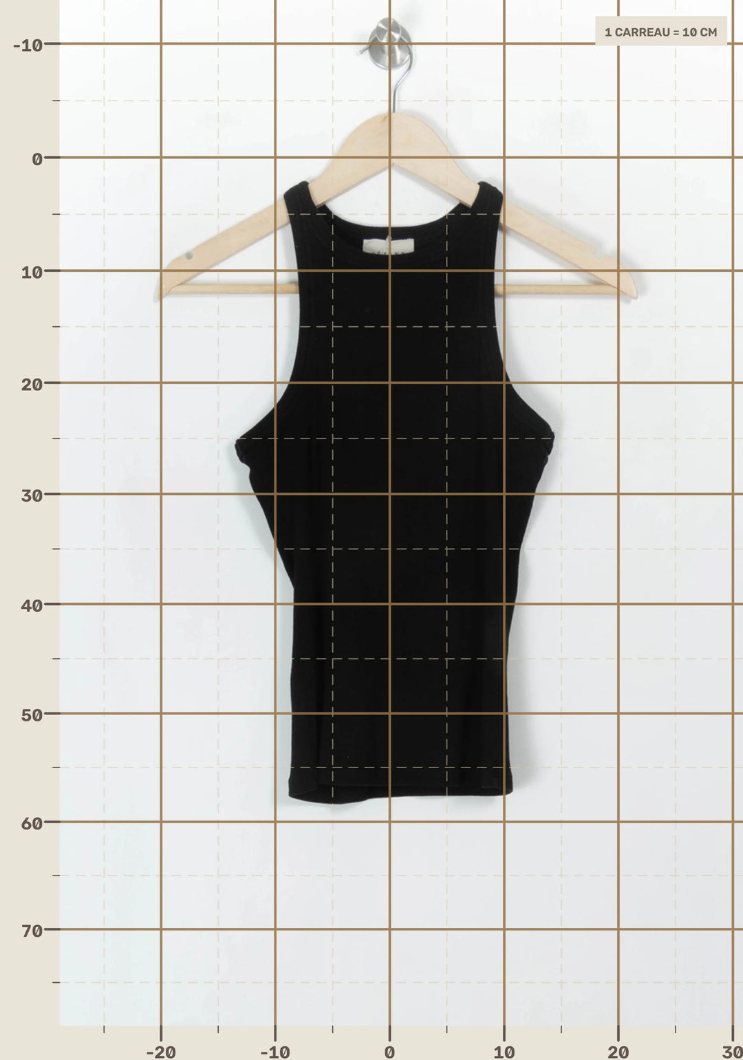 Débardeur Noir - Taille XS/34 de la marque Sézane | PARAD116801 - Vendu par Paradigme - Image 4