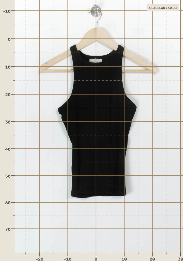 Débardeur Noir - Taille XS/34 de la marque Sézane | PARAD116801 - Vendu par Paradigme - Image 4