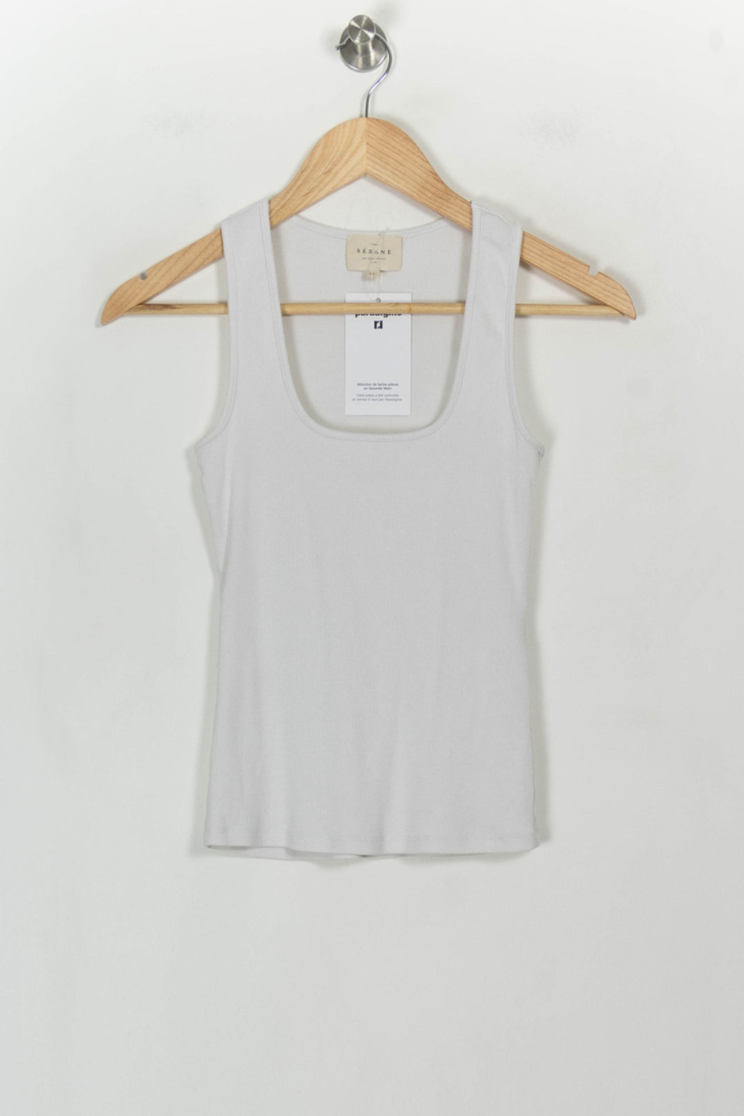 Débardeur Beige - Taille XS/34 de la marque Sézane | PARAD116803 - Vendu par Paradigme - Image 2