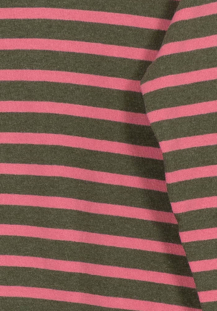 Marinière Rose et Kaki - Taille S/36 de la marque Saint James | PARAD116805 - Vendu par Paradigme - Image 3