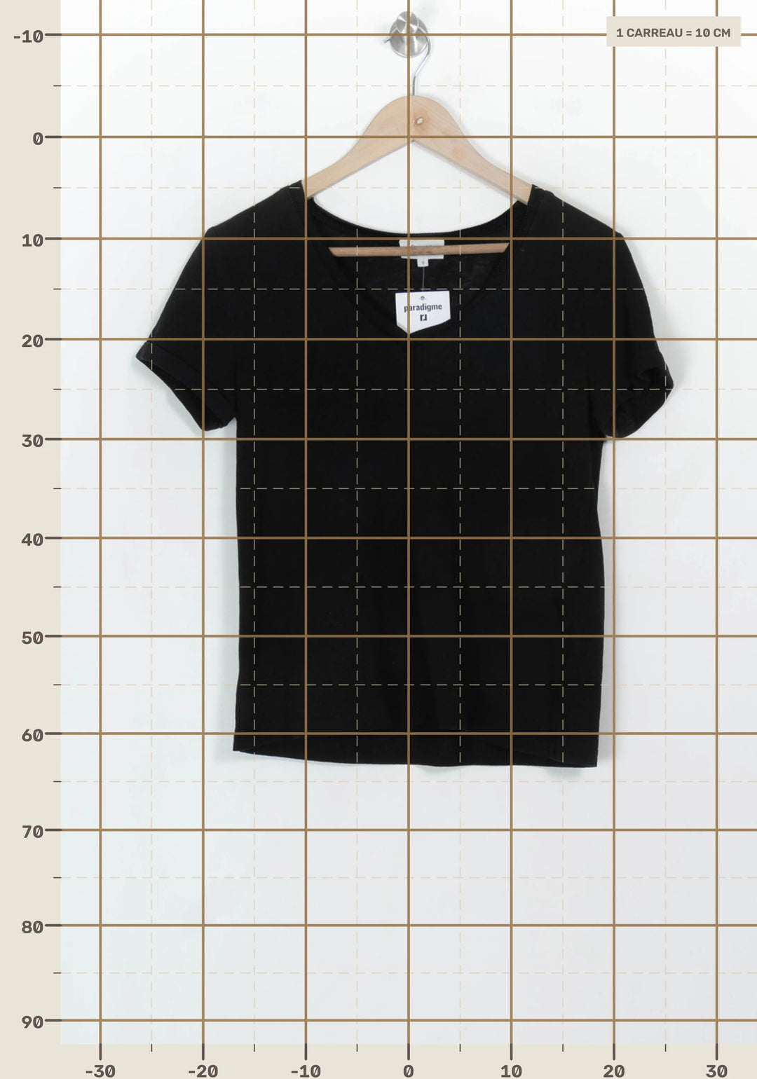 Tee-shirt Noir - Taille S/36 de la marque Grace &amp; Mila | PARAD116808 - Vendu par Paradigme - Image 4