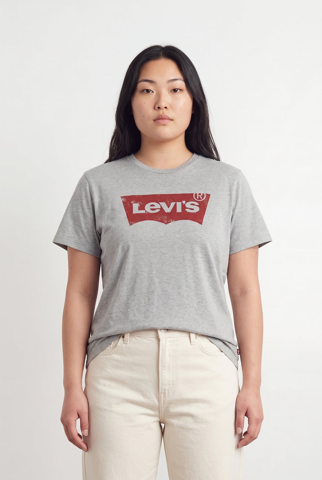 Tee-shirt Gris et Rouge - Taille L/40 de la marque Levi&