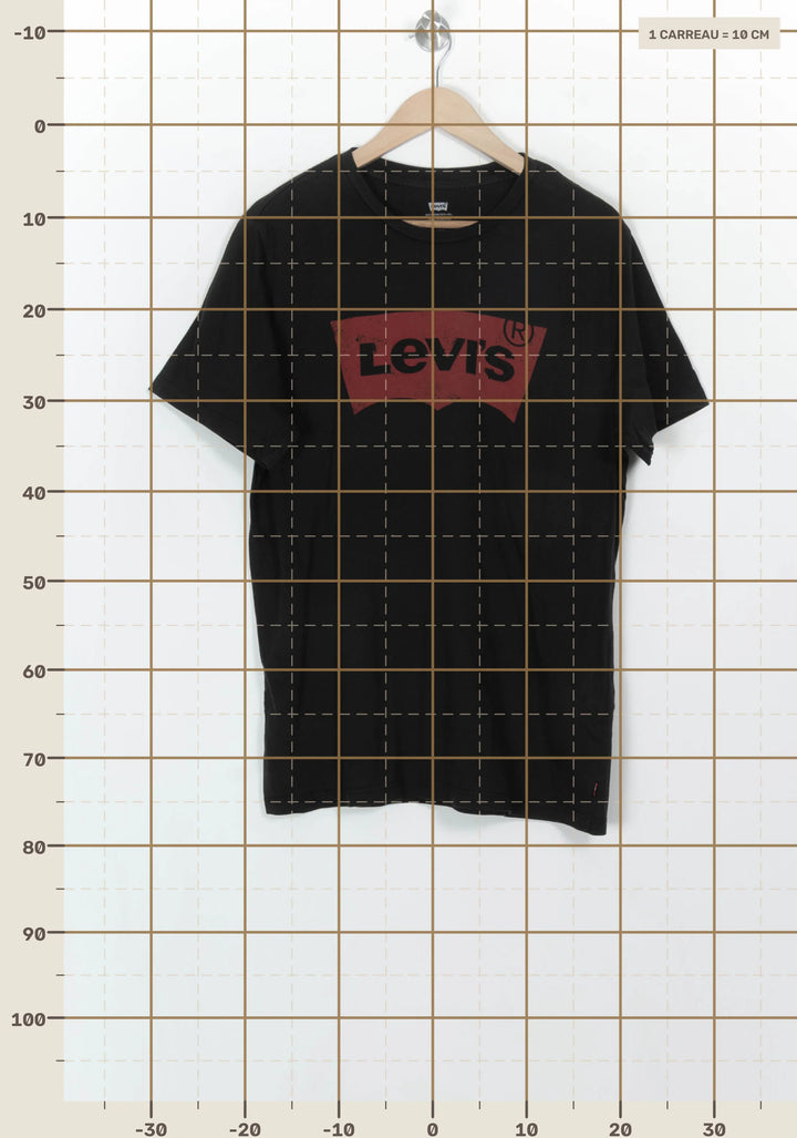 Tee-shirt Noir et Rouge - Taille L/40 de la marque Levi&