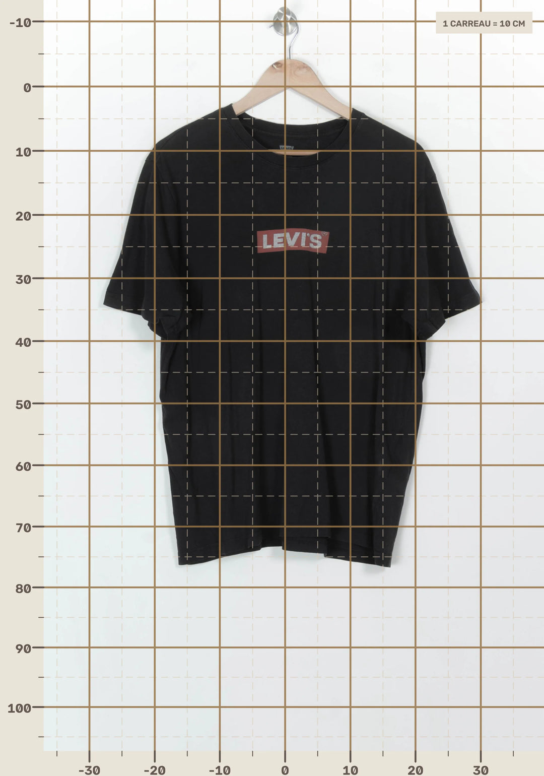 Tee-shirt Noir - Taille L/40 de la marque Levi&