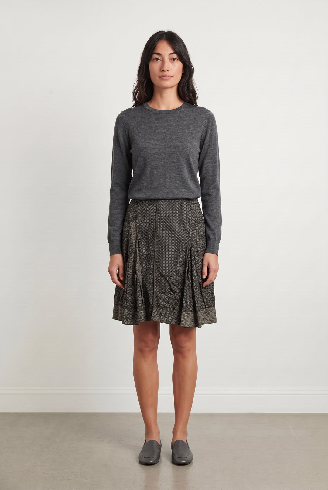 Jupe Courte Noire et Beige - Taille S/36 de la marque One Step | PARAD116813 - Vendu par Paradigme - Image 1